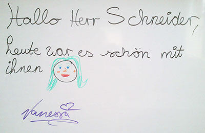 Kind beim Rechnen